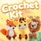 Crochet Kit for Beginners Crochet Animal Kit Crafts for Adults with Step by Step Video Tutorial Hobbies for Women Crochet kit Crochet Animals Beginner Crochet kit DIY Knitting Supplies